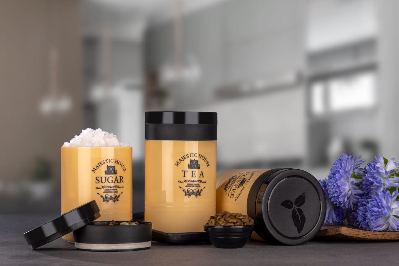 TEA COFFEE SUGAR CONTAINERS