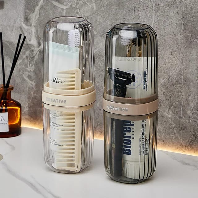 PORTABLE TRANSPARENT TOOTHBRUSH COVERCASE