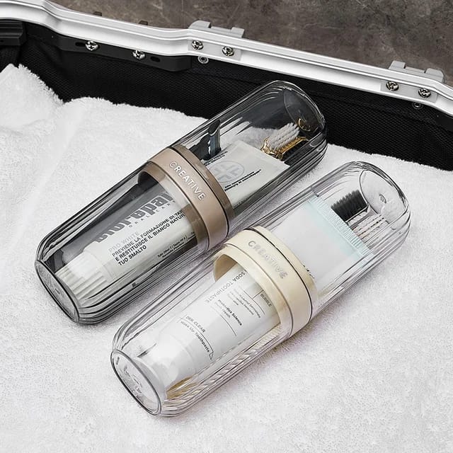 PORTABLE TRANSPARENT TOOTHBRUSH COVERCASE
